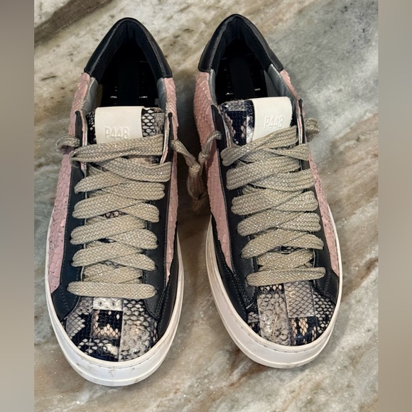 Women’s P448 John Pink Python leather sneakers- Size 40 - Picture 11 of 13